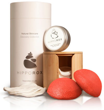 Hippo Rox Face Cleansing Beauty Gift Set (Red Clay)